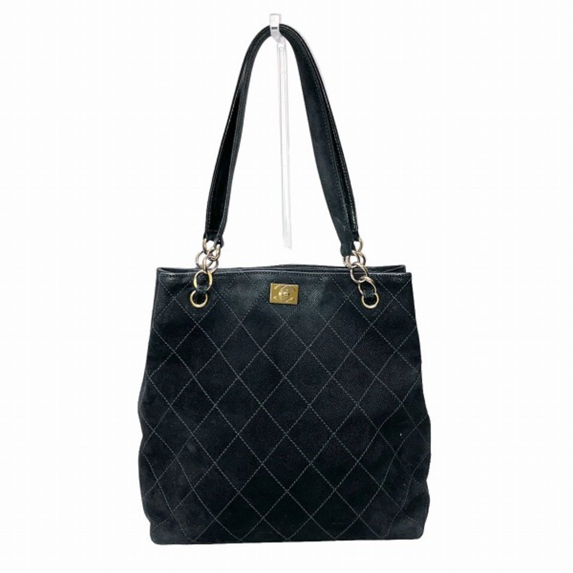 CHANEL Wild Stitch Bag Shoulder Tote Women's