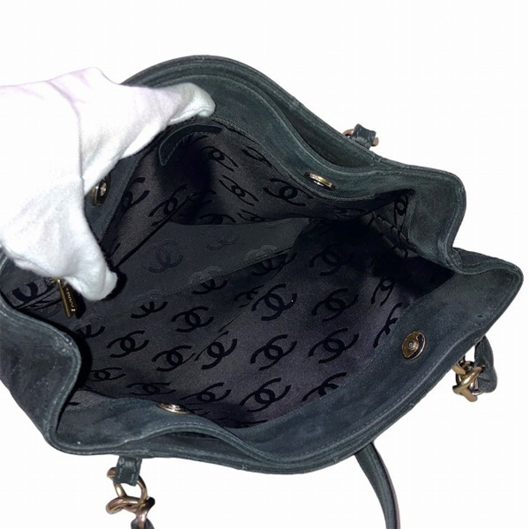 CHANEL Wild Stitch Bag Shoulder Tote Women's