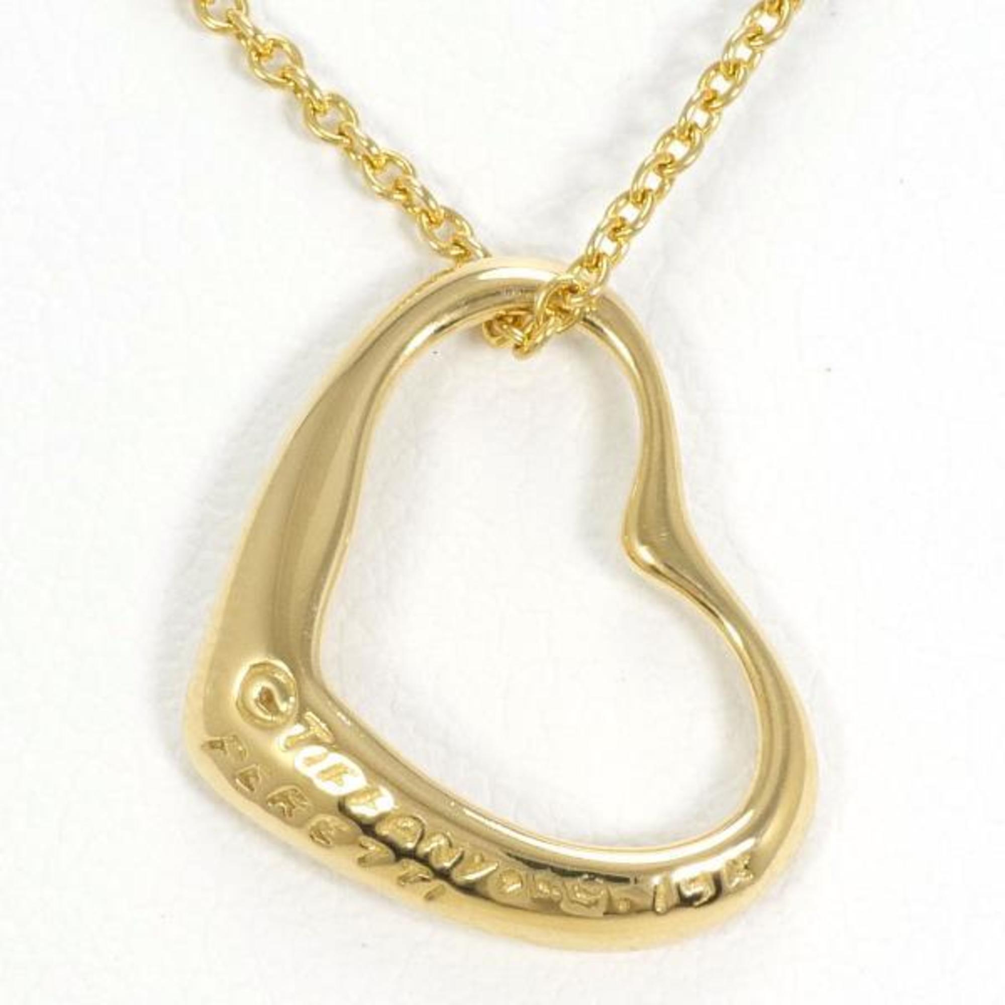 Tiffany Heart K18YG Necklace Total weight approx. 2.6g 41cm Similar