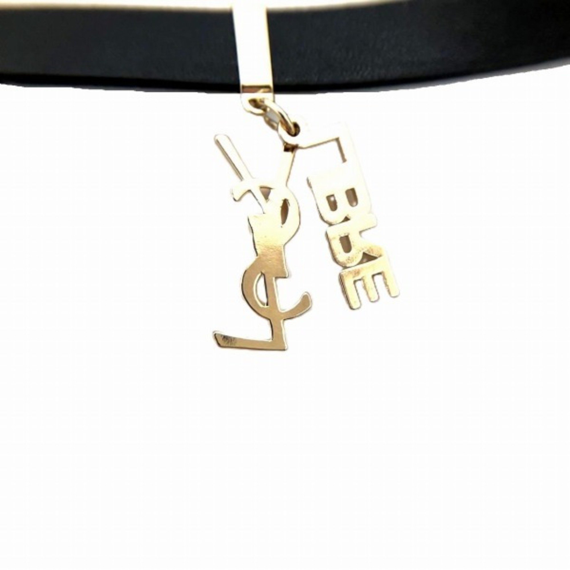 Yves Saint Laurent LIBRE YSL Leather Choker Accessory