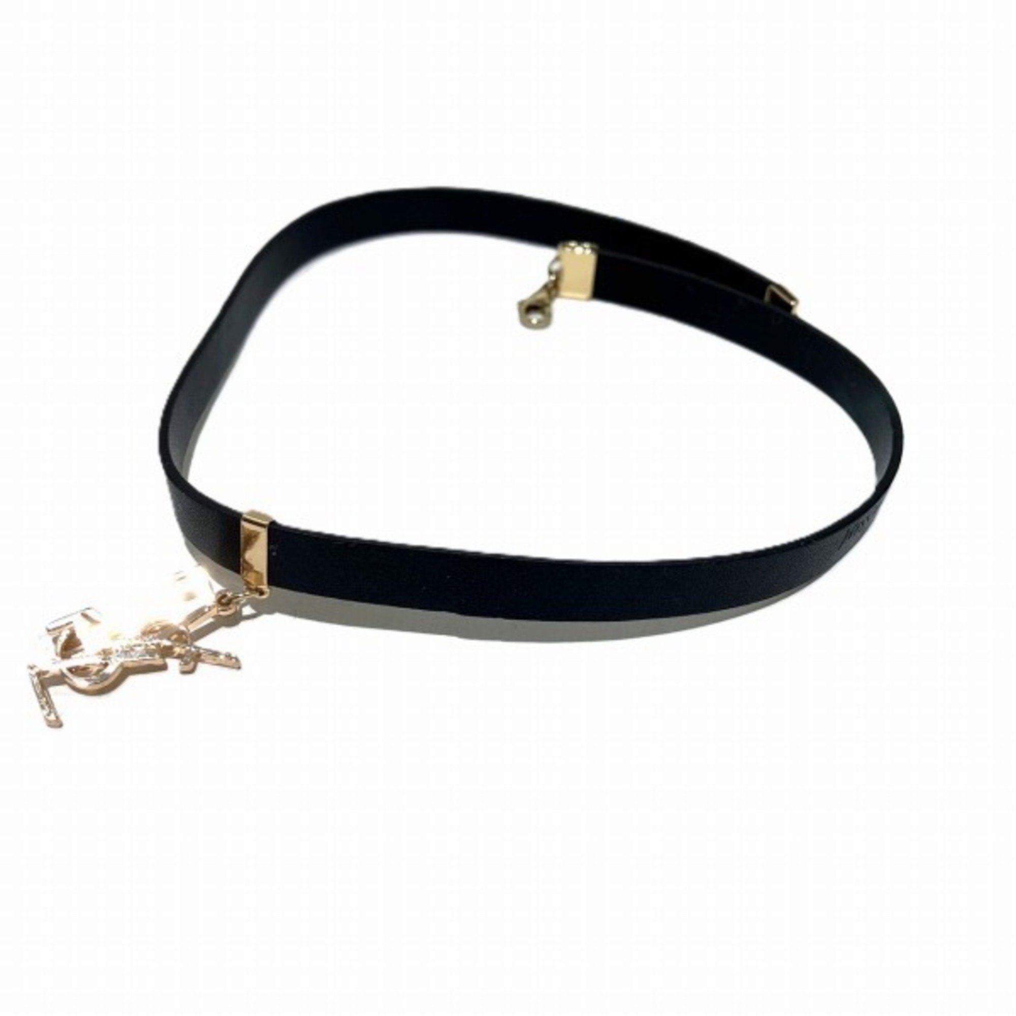 Yves Saint Laurent LIBRE YSL Leather Choker Accessory