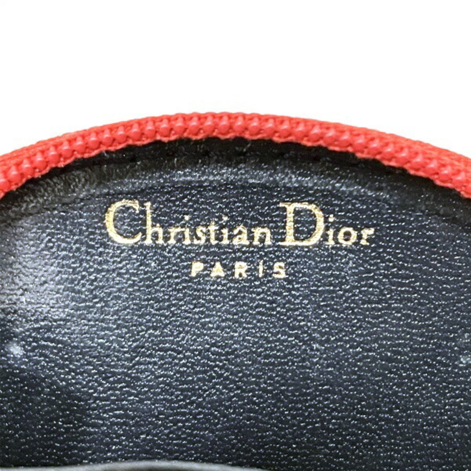 Dior CD Leather Wallet/Coin Case Women's Wallet