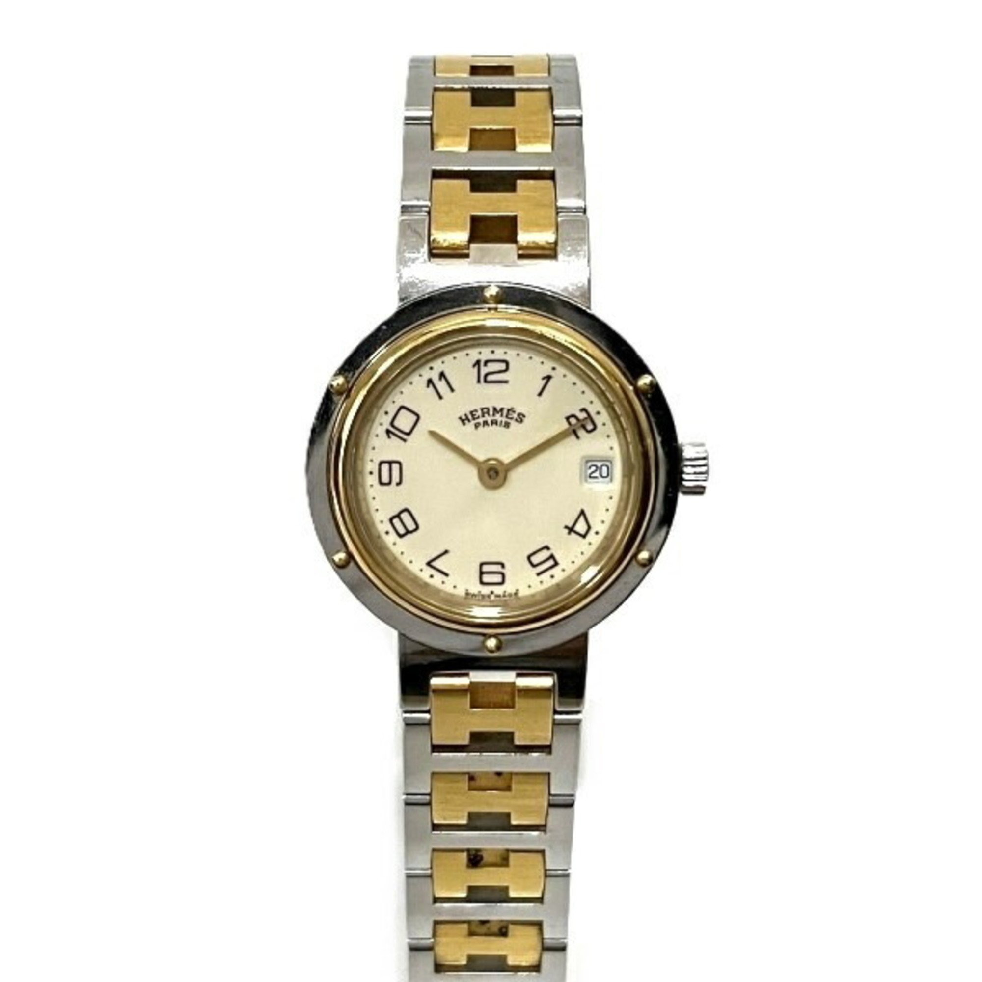 Hermes Clipper Quartz Ladies Watch Wristwatch