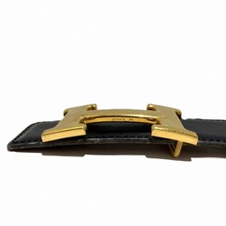 Hermes Constance reversible belt, B engraved, accessory, women's