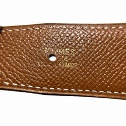 Hermes Constance reversible belt, B engraved, accessory, women's