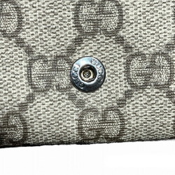 GUCCI Sherry Line GG Supreme 212186 Long Wallet Bi-fold for Men and Women