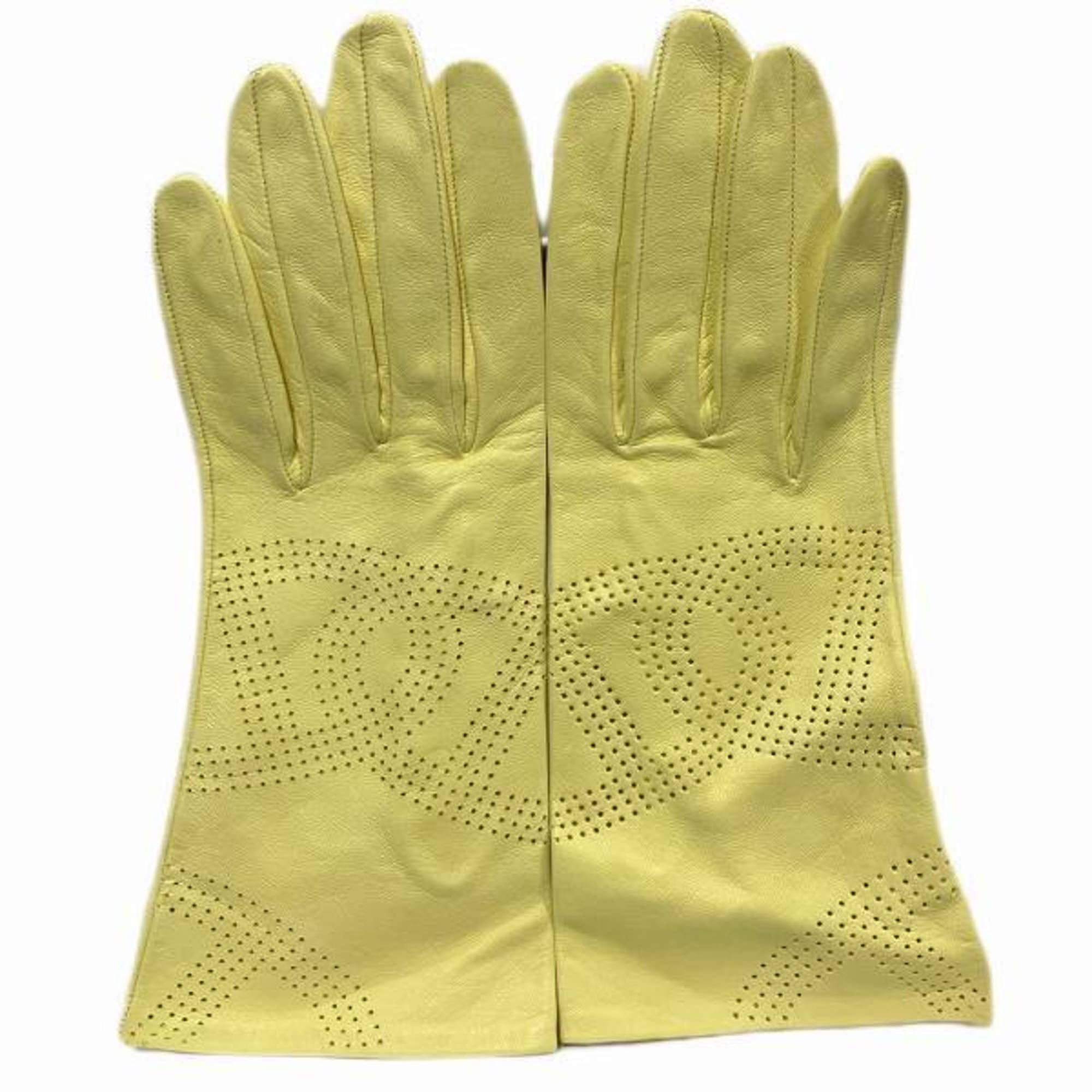 Hermes Punching Chaine d'Ancre Accessories Gloves Women's