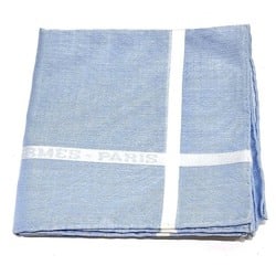 Hermes Jacquard H Light Blue Accessories Handkerchiefs Men Women