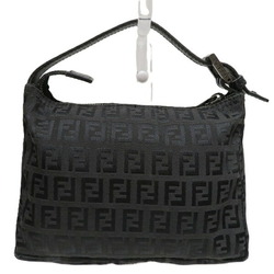 FENDI Zucchino 3560 8N0001 028 Pouch Black Bag Handbag Women's