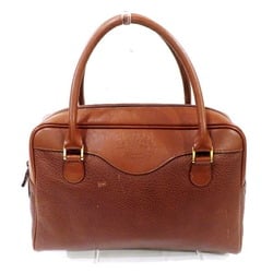 Burberry Leather Brown Bag Handbag Men's Women's