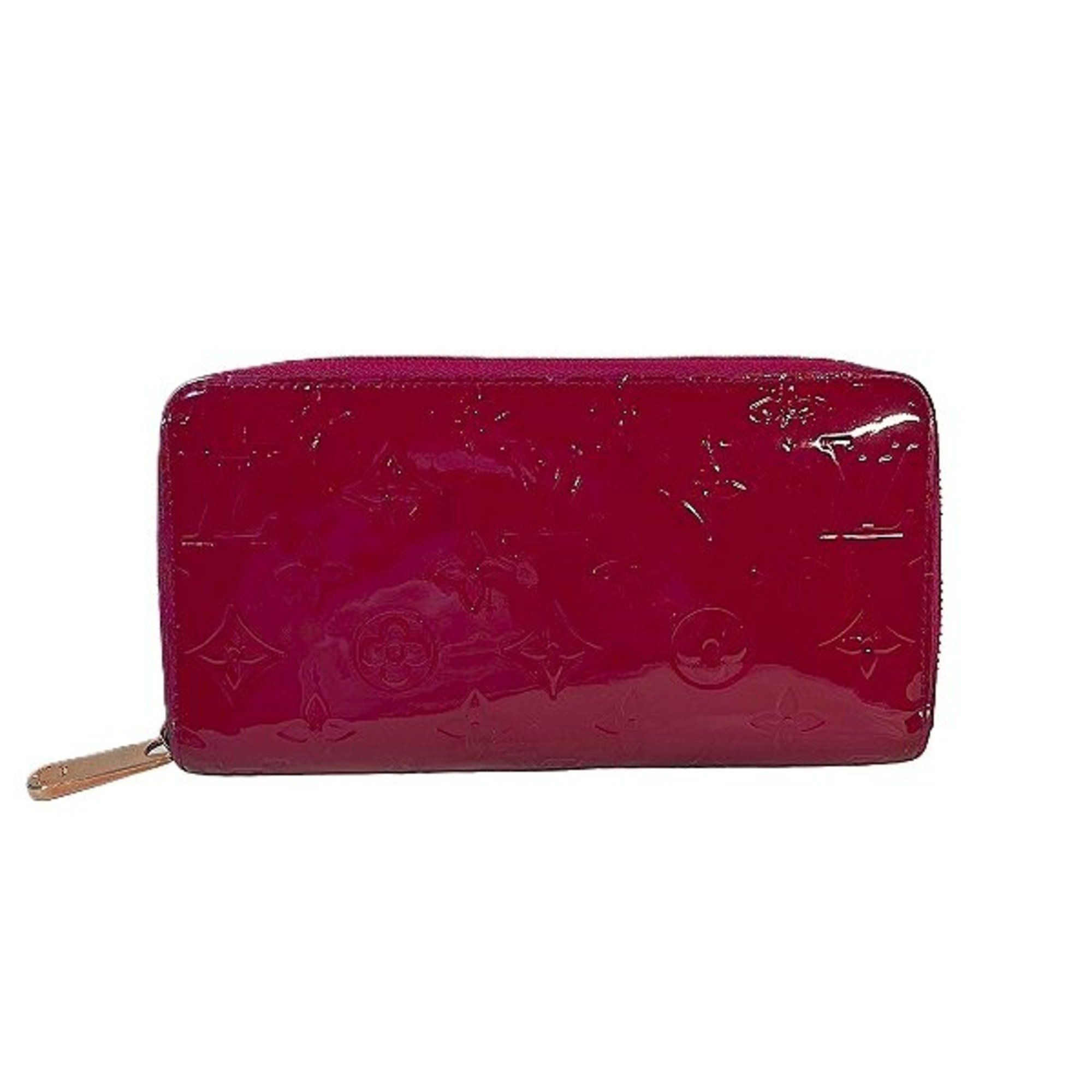 Louis Vuitton Vernis M91597 Zippy Wallet Round Long for Women