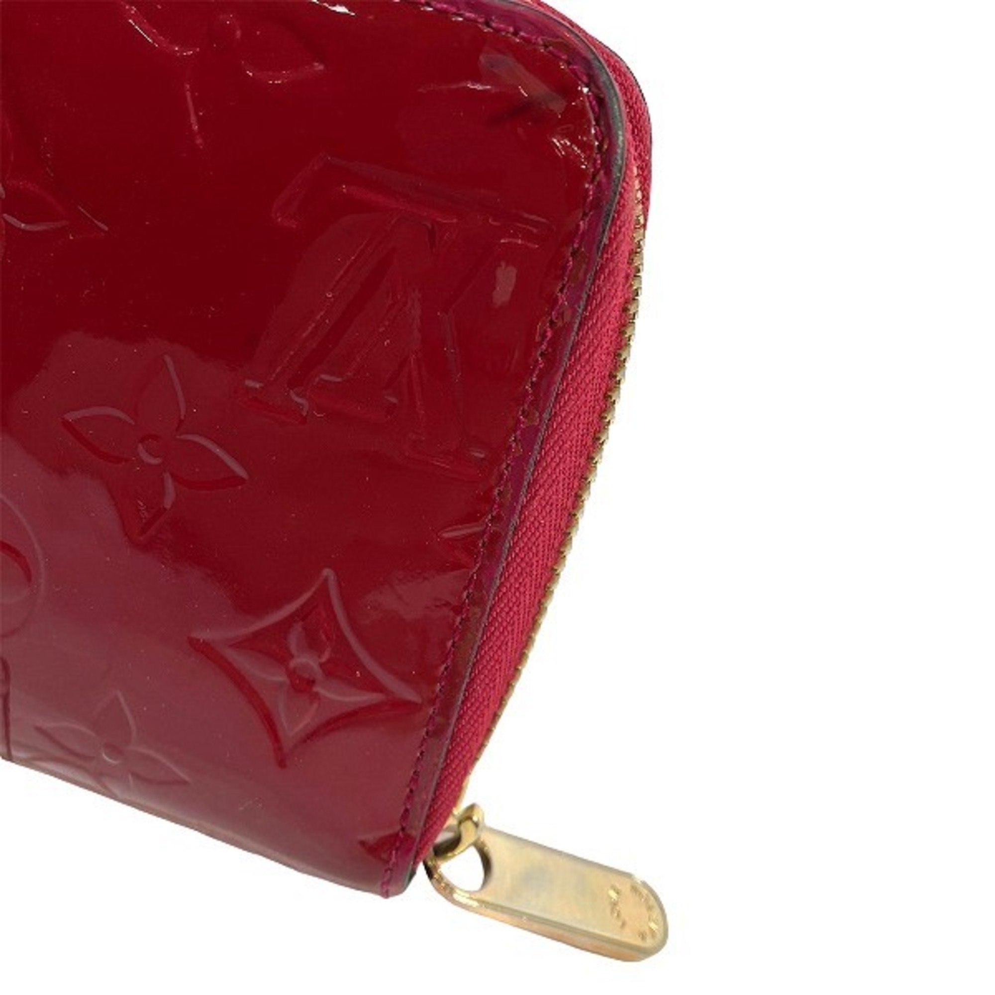 Louis Vuitton Vernis M91597 Zippy Wallet Round Long for Women