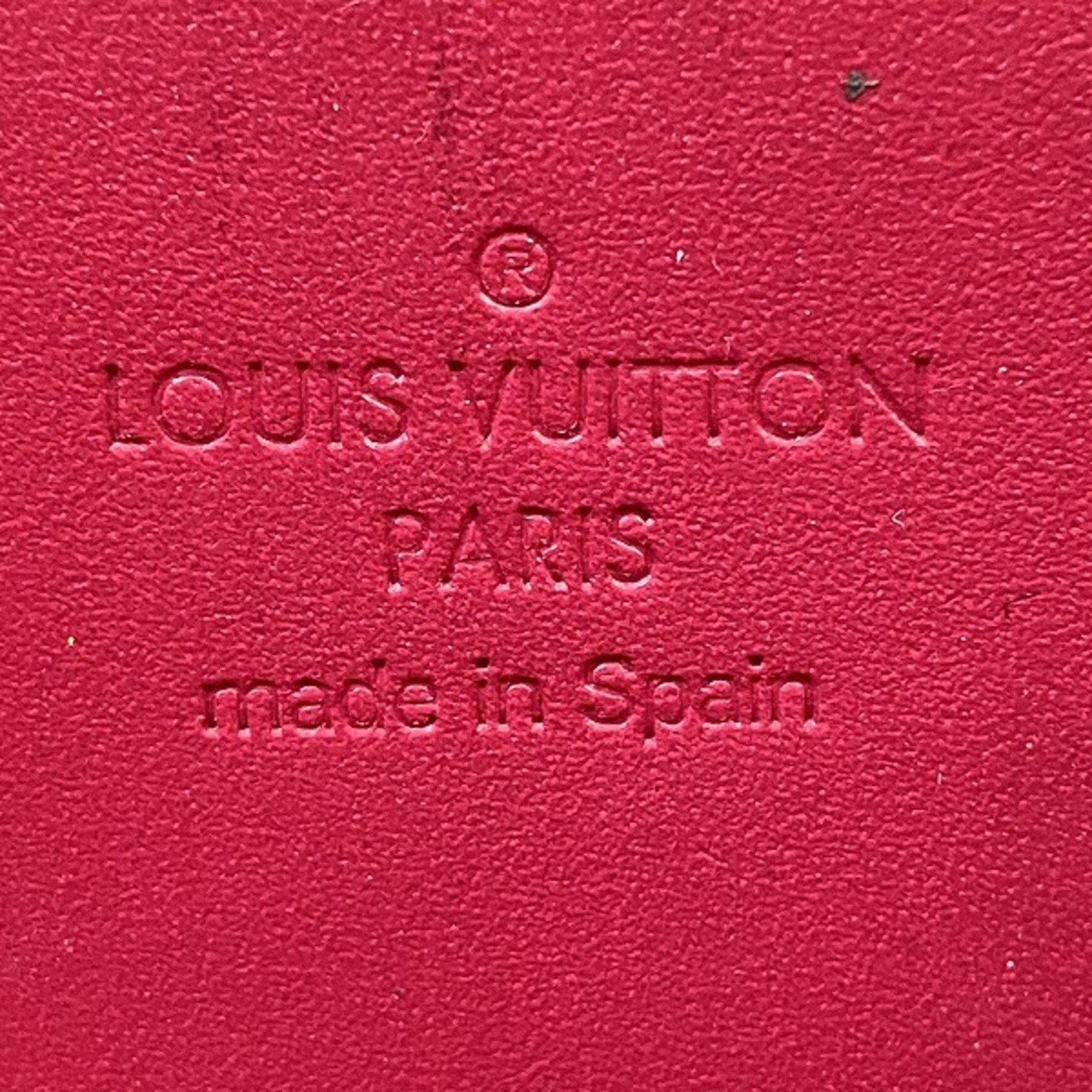 Louis Vuitton Vernis M91597 Zippy Wallet Round Long for Women