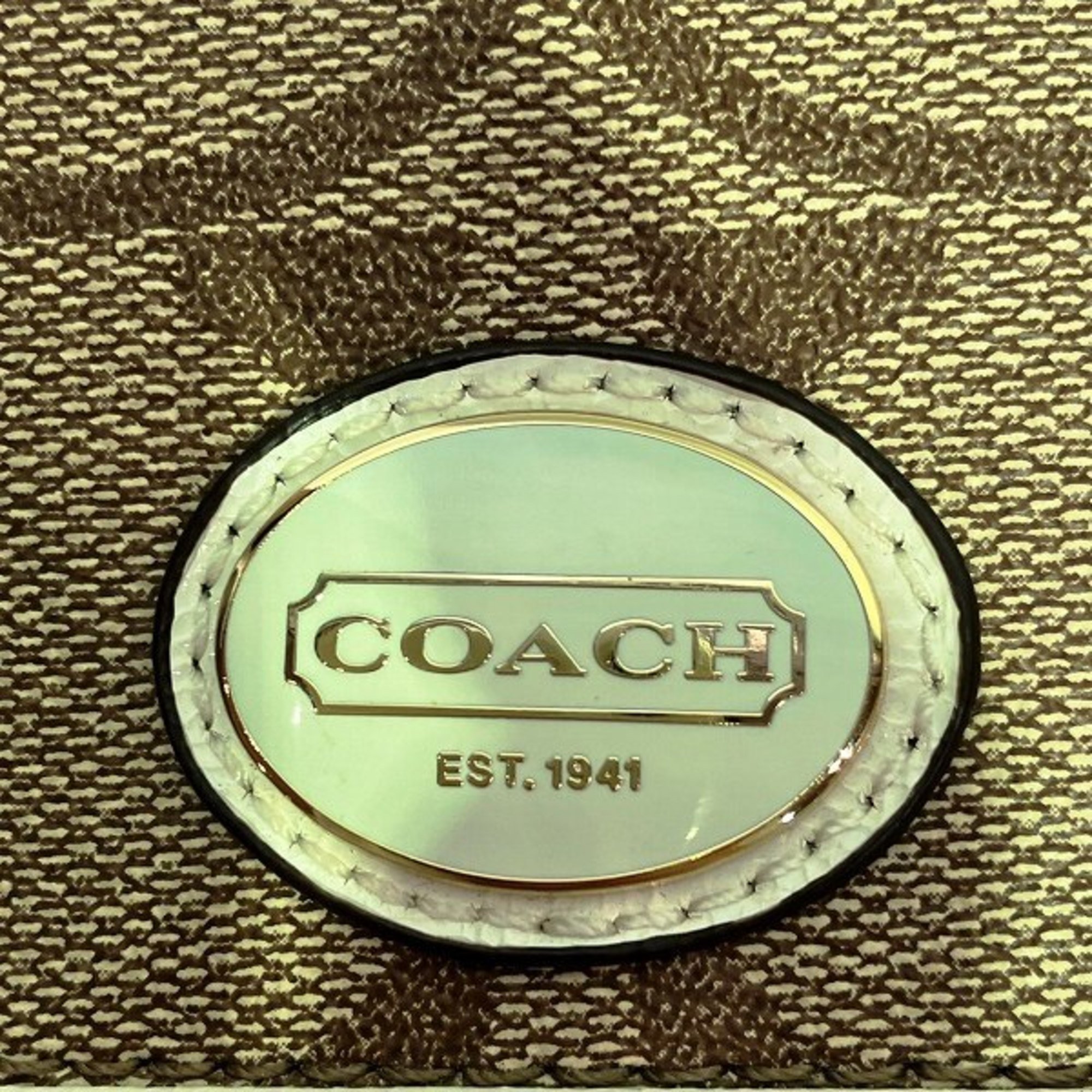 Coach COACH Signature Clover F48364 Bag Shoulder Women's