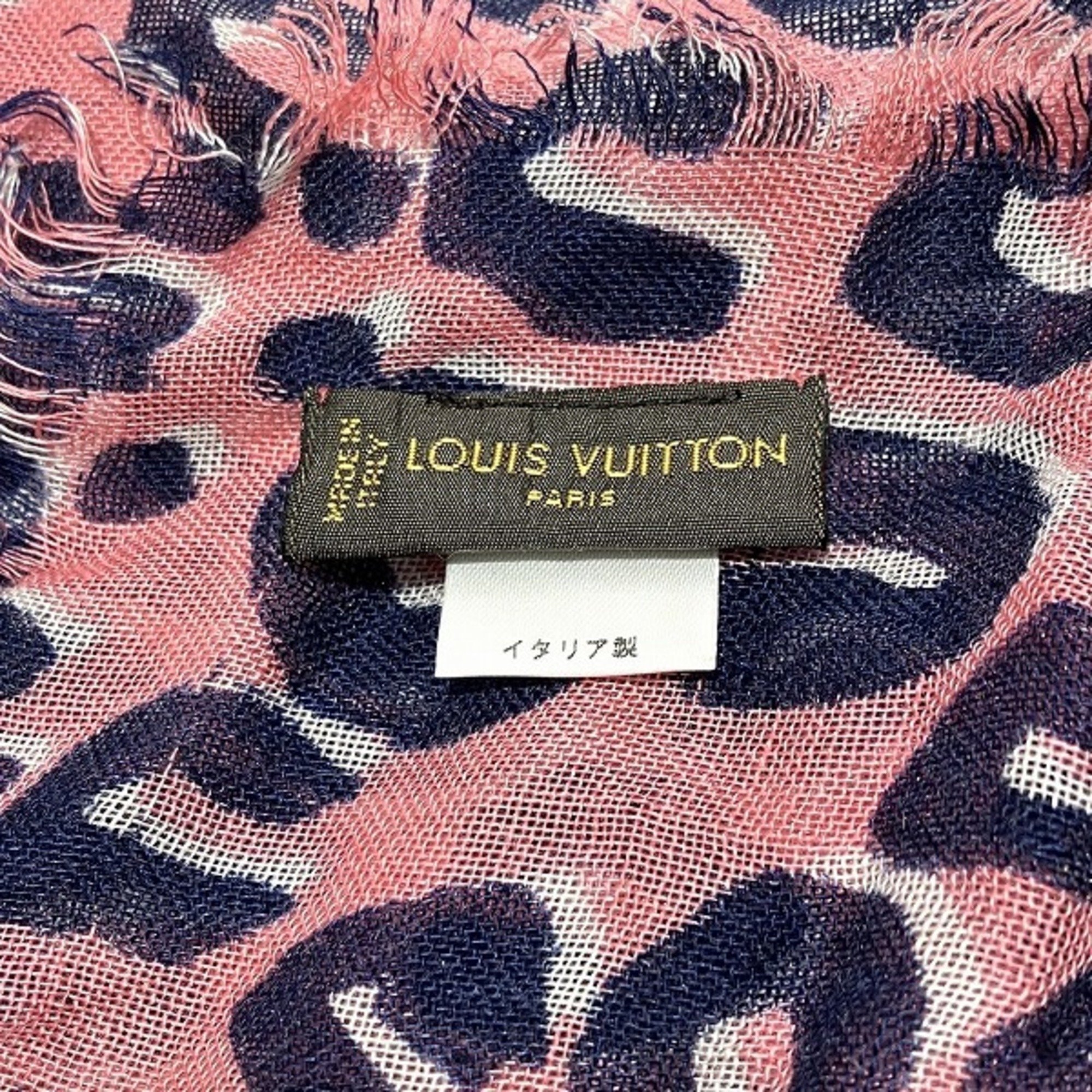 Louis Vuitton Etoile Leopard Gold Accessory Stole for Women