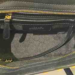 Michael Kors Black Leather Bag Shoulder Women's