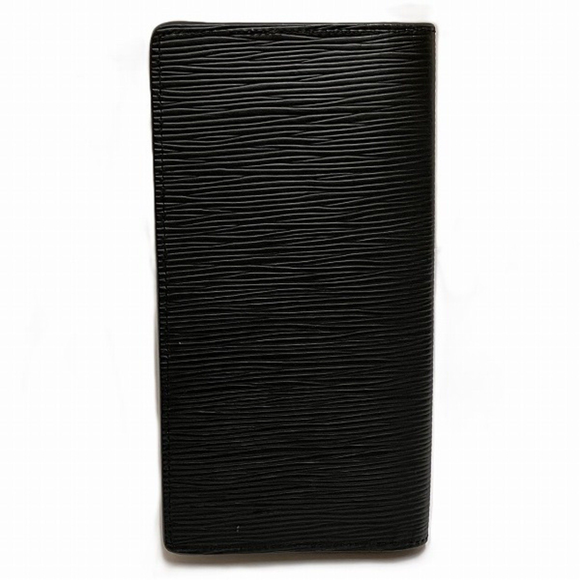 Louis Vuitton Epi Portefeuille Plaza M60622 Noir Long Wallet Bi-fold Men's