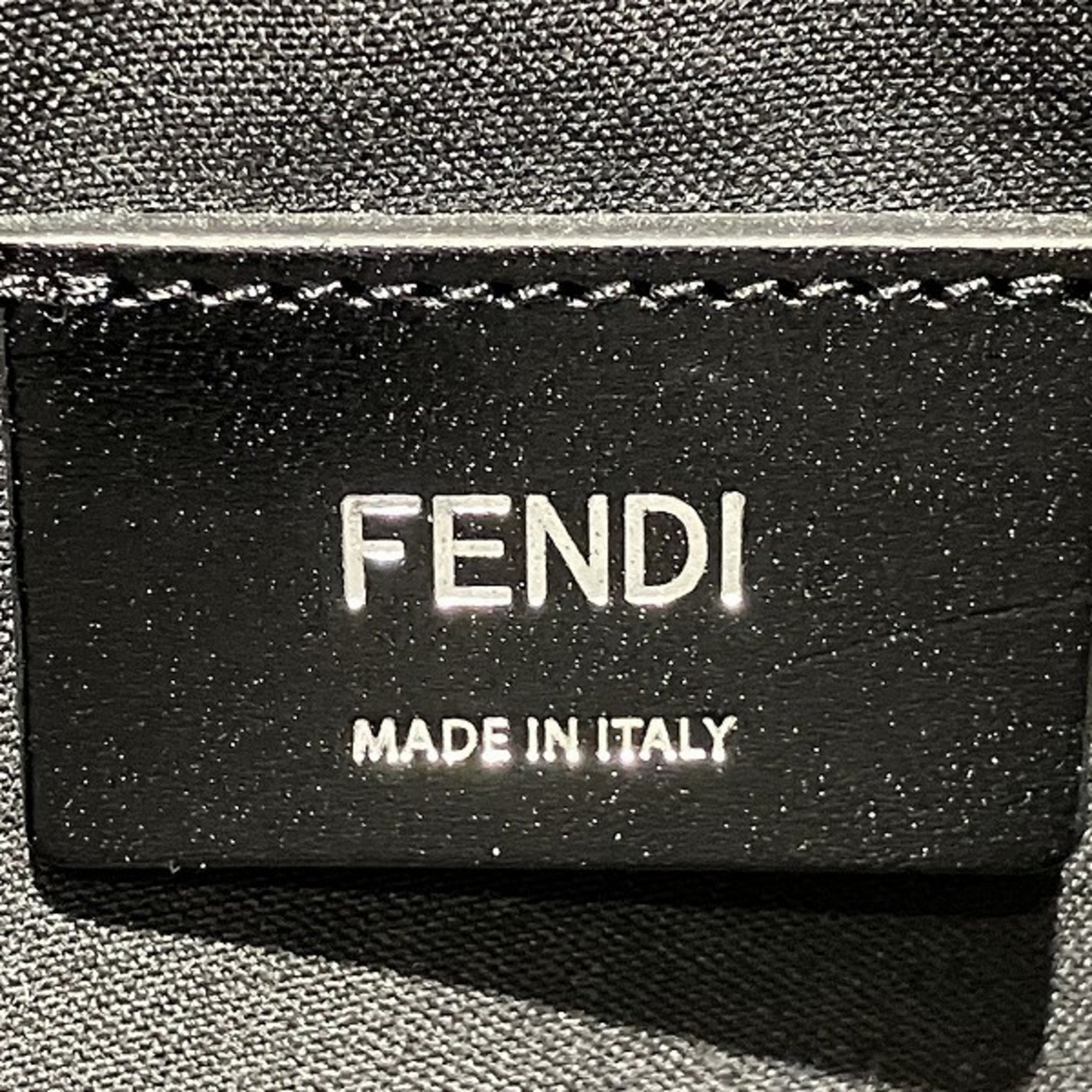 FENDI Leather Flat 7V91 Bag Clutch Second Men's Women's