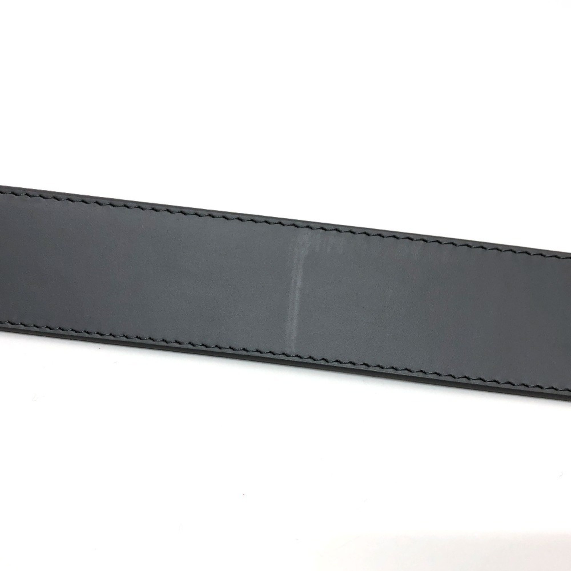 LOUIS VUITTON M0716 Belt - LV Shadow 40MM Reversible Leather Men's Grey