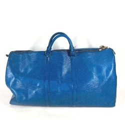 LOUIS VUITTON M42945 Epi Keepall 60 Bag Travel Boston Leather Women's Toledo Blue D-240605-17