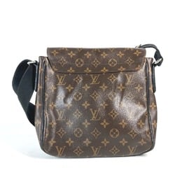 LOUIS VUITTON M40935 Monogram Macassar District PM Pochette Shoulder Bag Canvas Men's Brown MO-240630-12