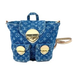 LOUIS VUITTON M46836 New LV Remix Venice Backpack Monogram Denim Women's Blue