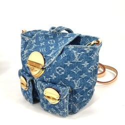 LOUIS VUITTON M46836 New LV Remix Venice Backpack Monogram Denim Women's Blue