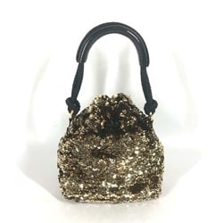 LOUIS VUITTON M40322 2010 Cruise Collection Noe Rococo All Sequin Shoulder Bag Handbag Leather Women's Gold L-240613-21