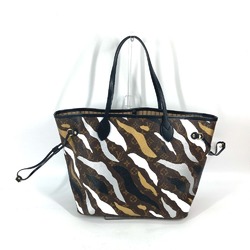 LOUIS VUITTON M45201 Monogram Camouflage Neverfull MM Shoulder Bag Tote Canvas Women's Brown