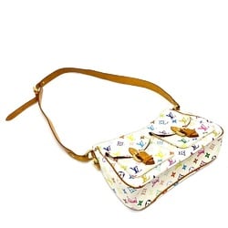 LOUIS VUITTON M40051 Monogram Multi Lodge GM Shoulder Bag Multicolor Canvas Women's Blanc