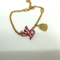 LOUIS VUITTON M0970A LV×YK Yayoi Kusama Collaboration Bracelet LV Iconic Infinity Dot Metal Women's Red