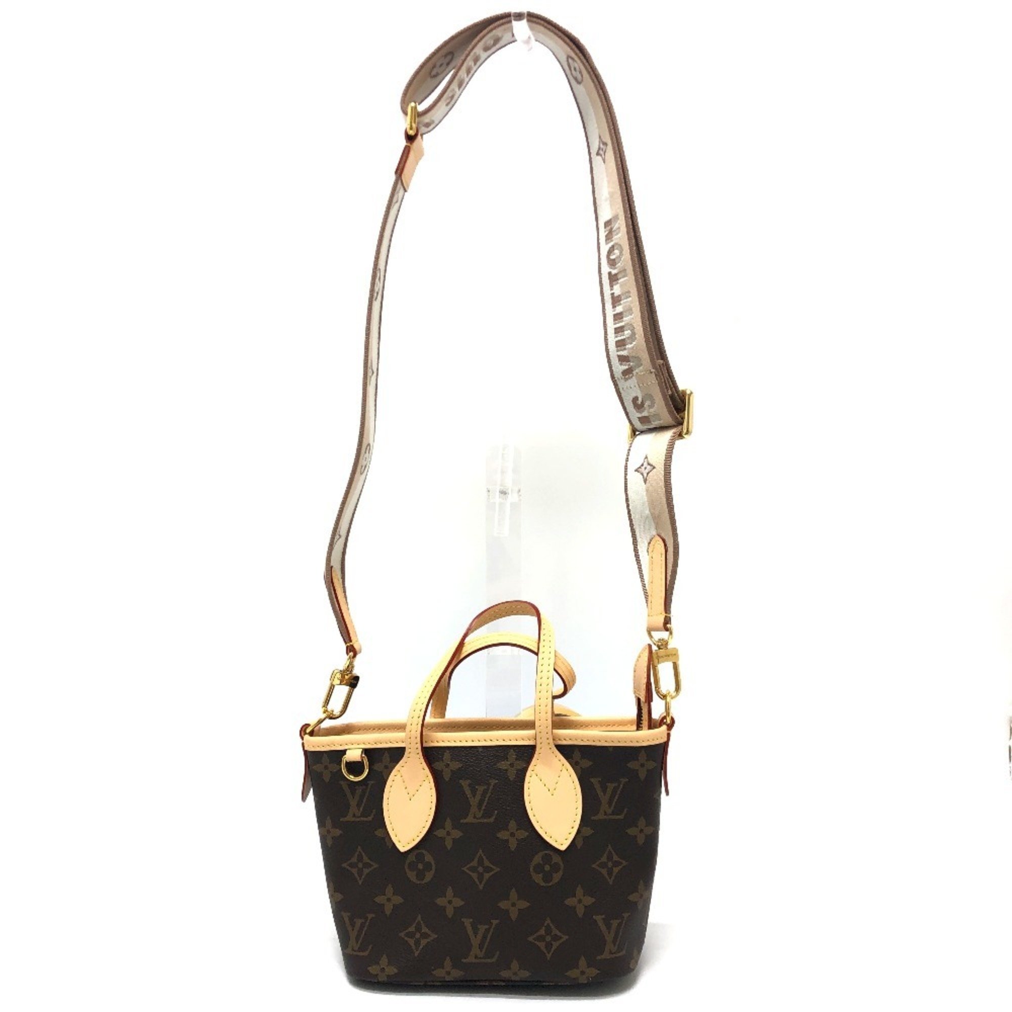 LOUIS VUITTON Louis Vuitton M46705 Neverfull BB Bag Shoulder Handbag Monogram Canvas Women's Brown