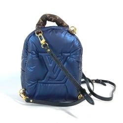 LOUIS VUITTON M21060 Monogram Palm Springs Backpack MINI Rucksack Nylon Canvas Women's Navy MO-240630-15