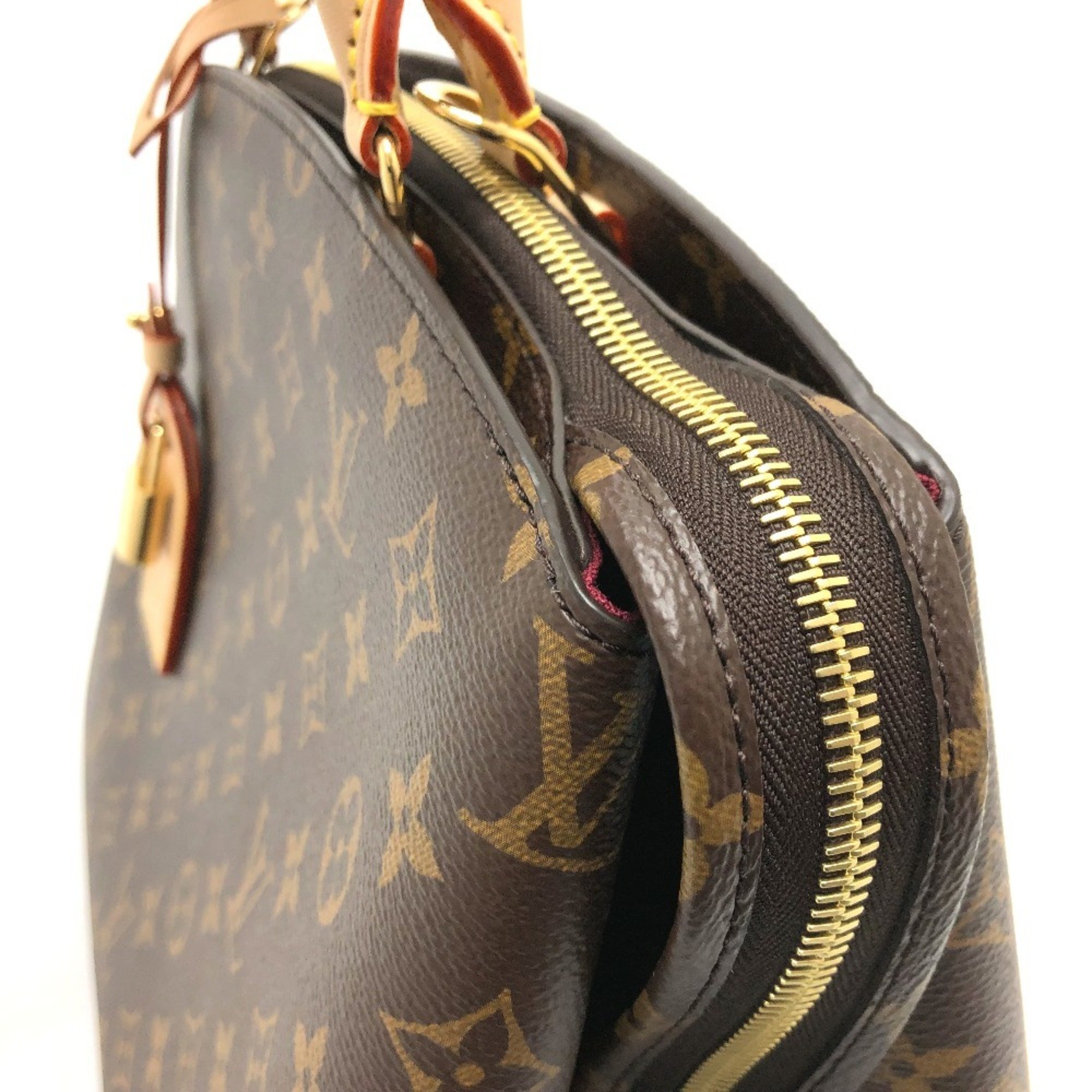 LOUIS VUITTON M45898 Monogram Grand Palais MM Handbag Canvas Women's Brown