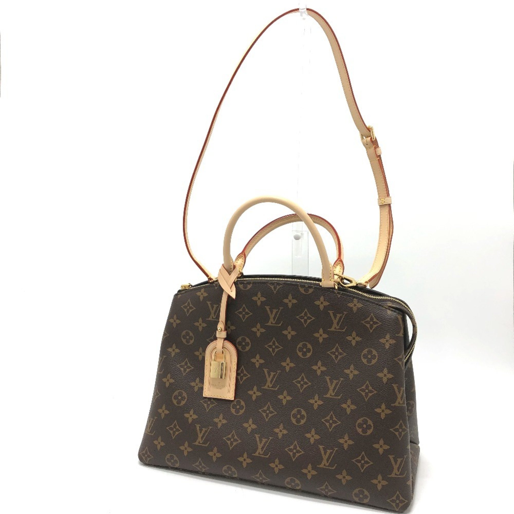 LOUIS VUITTON M45898 Monogram Grand Palais MM Handbag Canvas Women's Brown