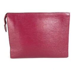 LOUIS VUITTON M41085 Epi Poche Toilette 26 Pouch Second Bag Clutch Leather Women's Fuchsia Red D-240804-19