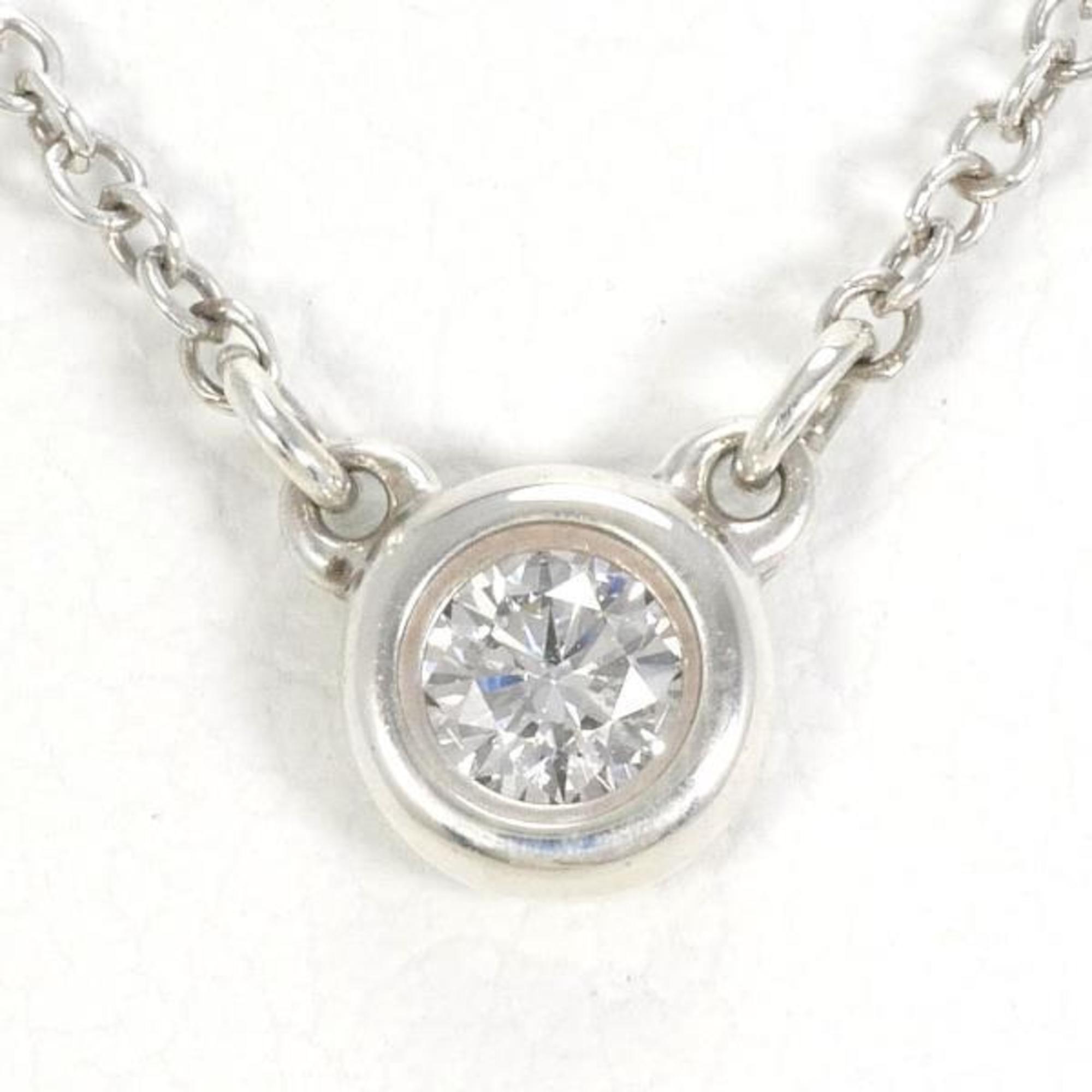 Tiffany by the Yard Silver Necklace Diamond Box Bag Total weight approx. 1.3g Approx. 42cm Similar