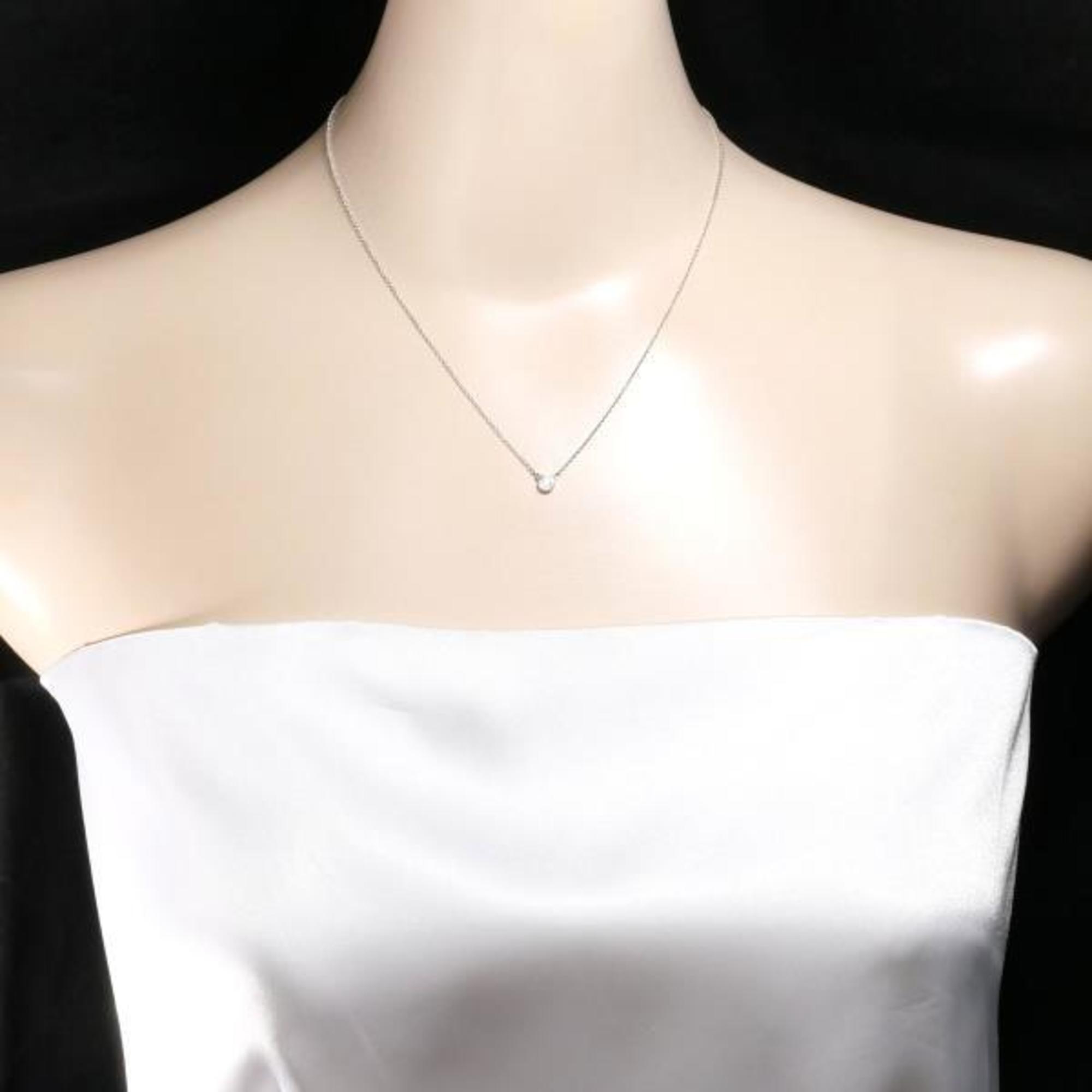 Tiffany by the Yard Silver Necklace Diamond Box Bag Total weight approx. 1.3g Approx. 42cm Similar