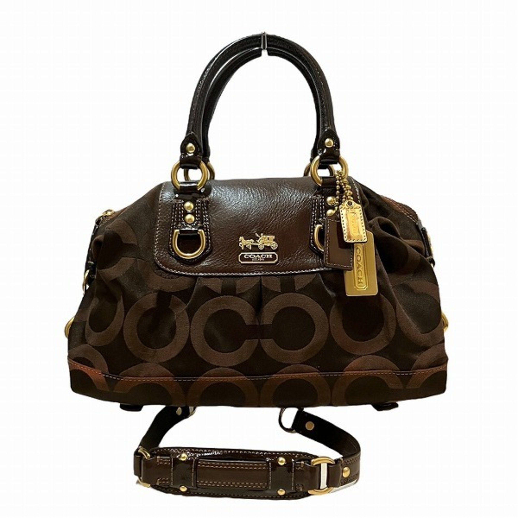 Coach Madison Op Art 12947 Bag Handbag Women's