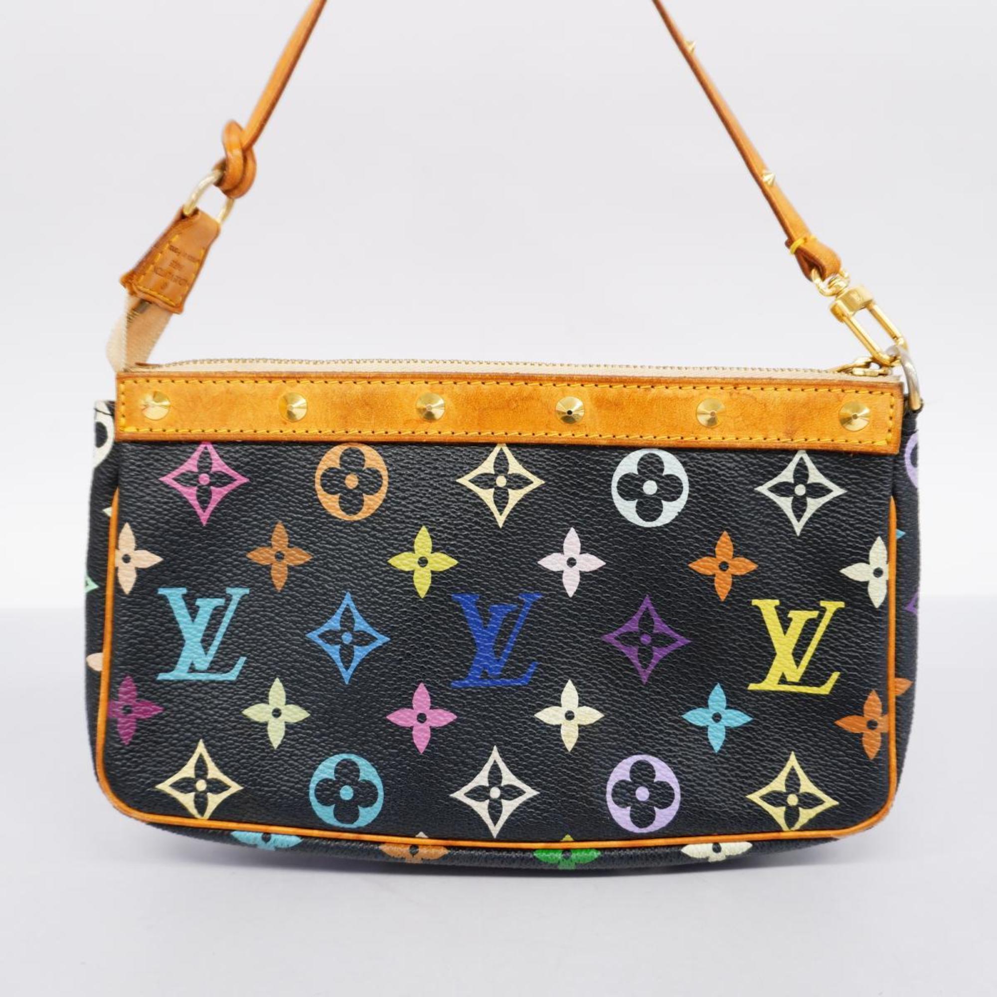 Louis Vuitton Pouch Monogram Multicolor Pochette Accessoires M92648 Noir Ladies