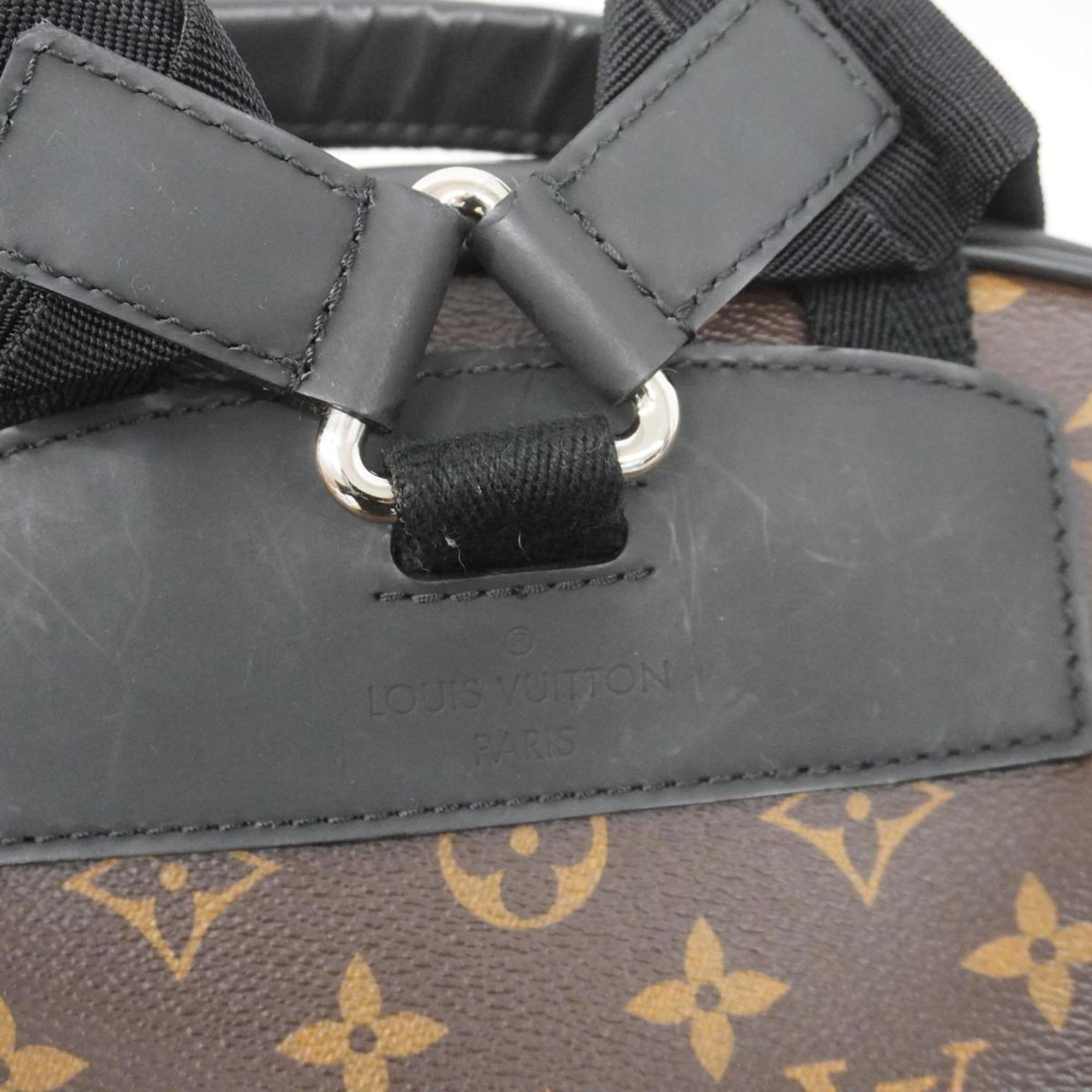 Louis Vuitton Backpack Monogram Josh M41530 Brown Black Men's