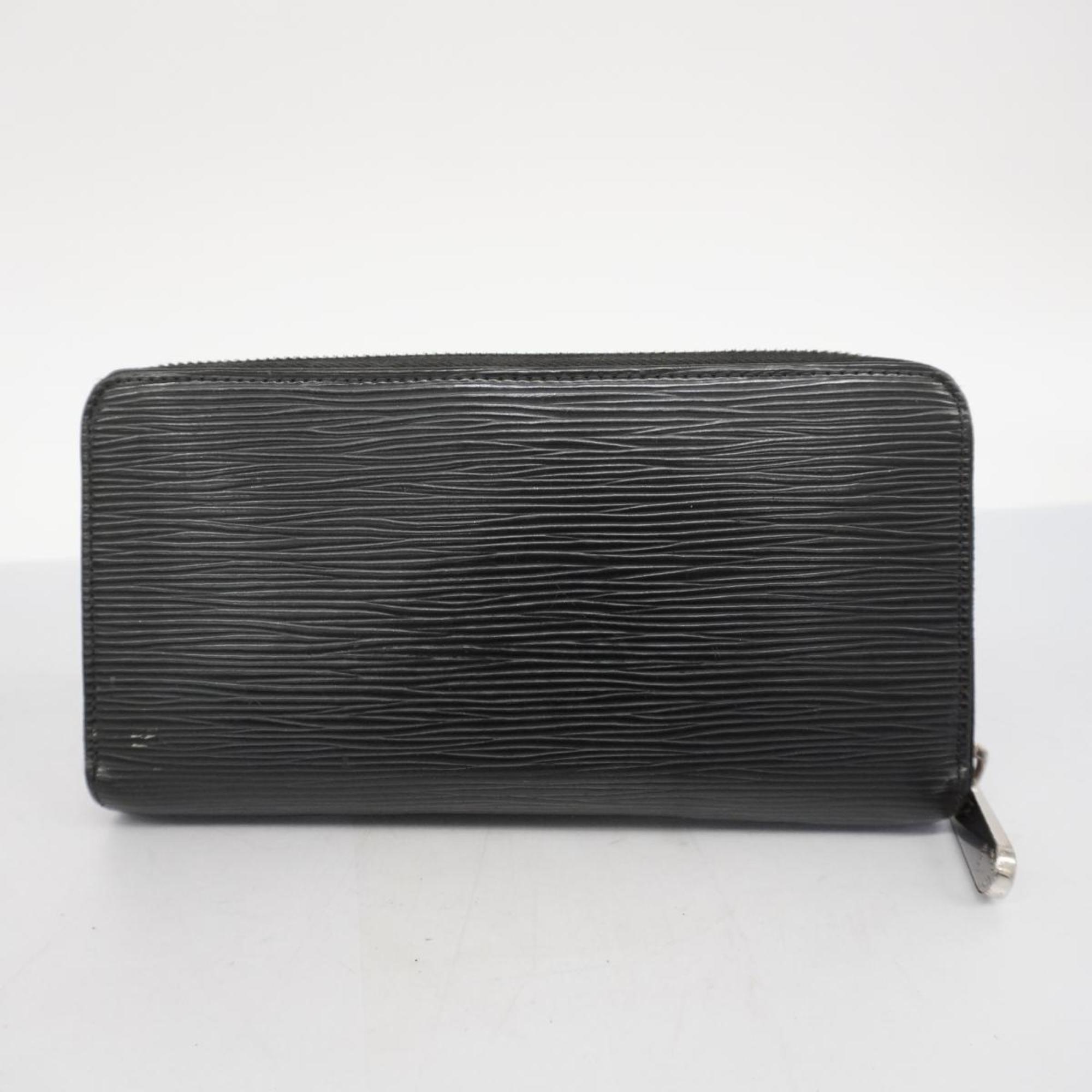 Louis Vuitton Long Wallet Epi Zippy M68755 Noir Men's Women's