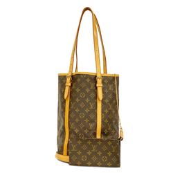 Louis Vuitton Tote Bag Monogram Bucket GM M42236 Brown Women's