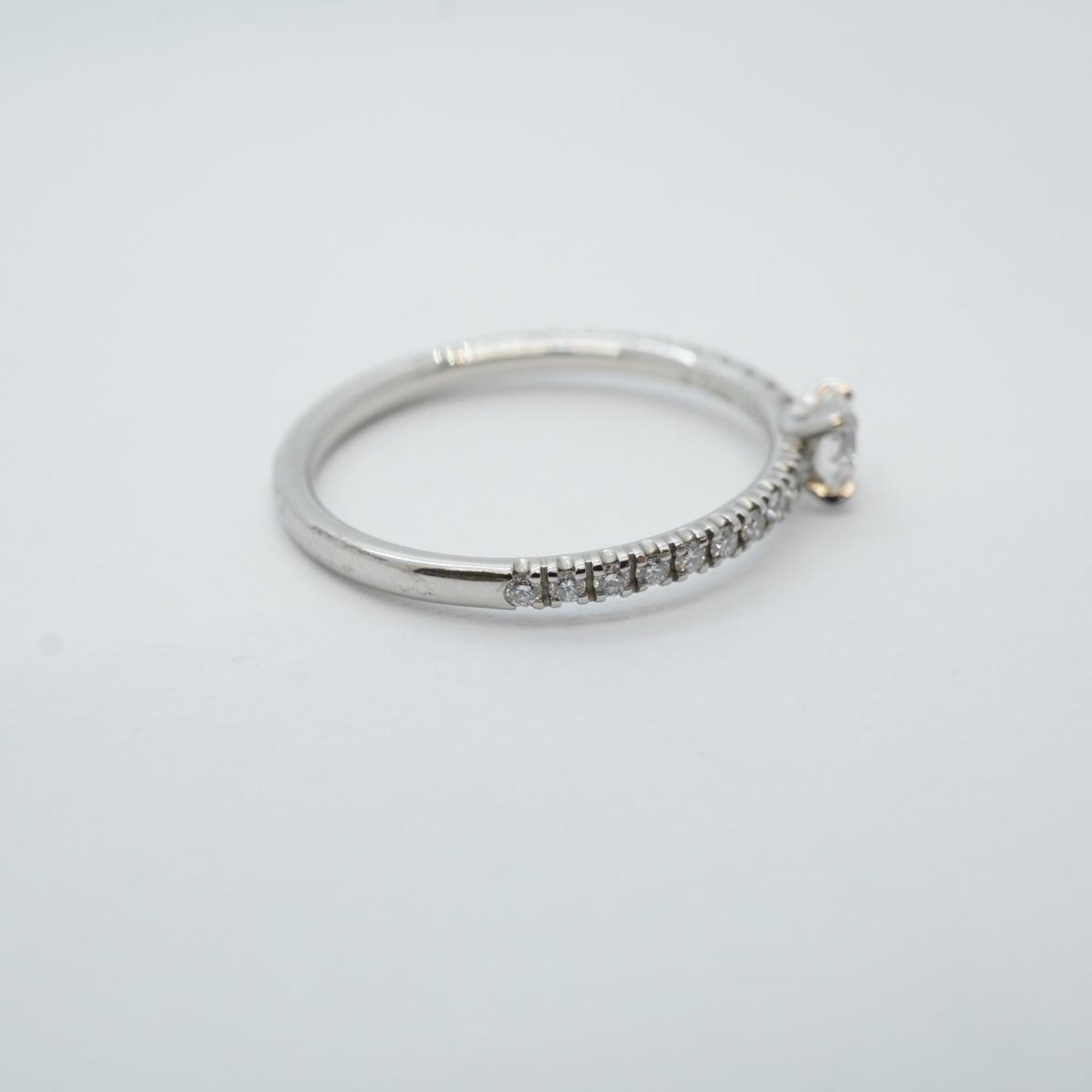 Cartier Ring Half Eternity Ethancel Diamond Pt950 Platinum Women's