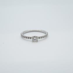 Cartier Ring Half Eternity Ethancel Diamond Pt950 Platinum Women's