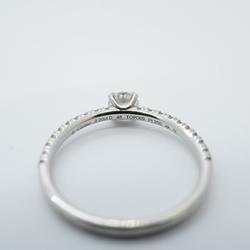 Cartier Ring Half Eternity Ethancel Diamond Pt950 Platinum Women's