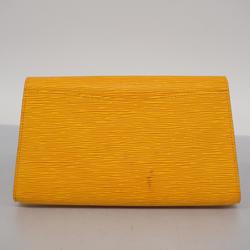 Louis Vuitton Clutch Bag Epi Art Deco M52639 Jaune Ladies