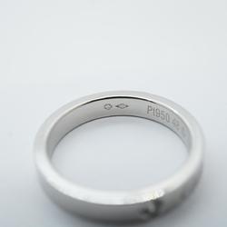 Cartier Ring Engraved 1PD Diamond Pt950 Platinum Ladies