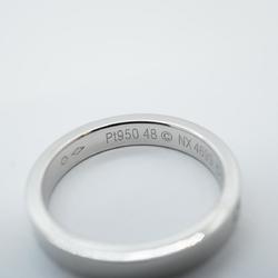 Cartier Ring Engraved 1PD Diamond Pt950 Platinum Ladies