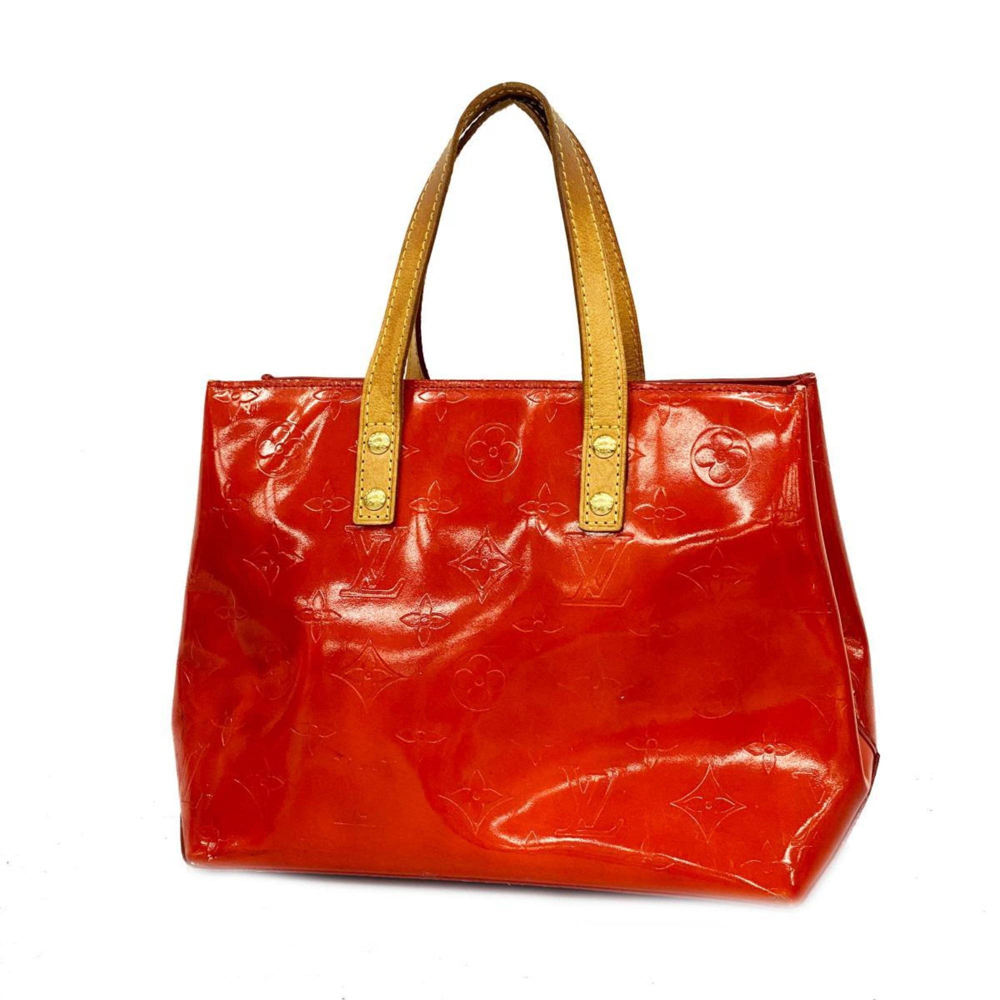 Louis Vuitton Handbag Vernis Reed PM M91088 Rouge Ladies